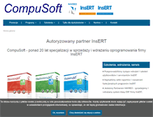 Tablet Screenshot of compusoft.pl